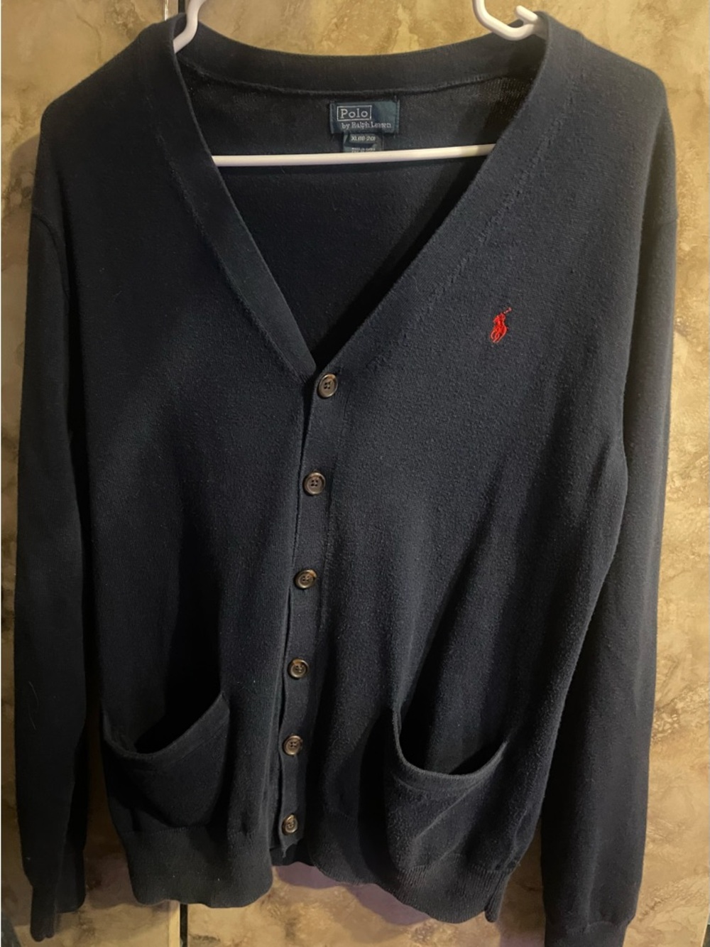 Polo Ralph Lauren Cardigan Blue Kids XL